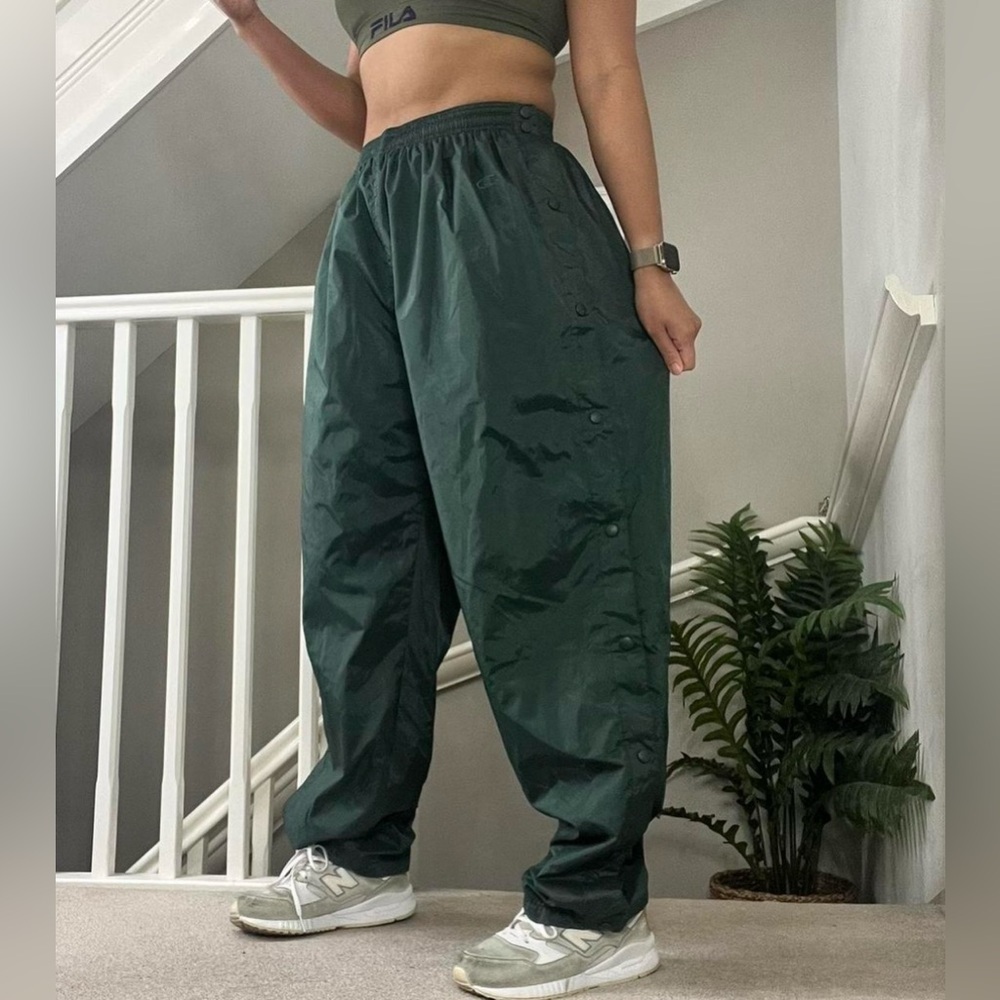 Vintage Champion  joggers Snap buttons Size Medium
